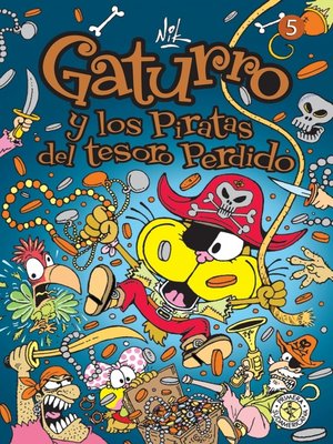 cover image of Gaturro 5. Gaturro y los piratas del tesoro perdido